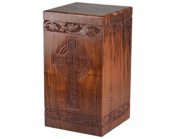 Wooden Urn Box for Human Ashes