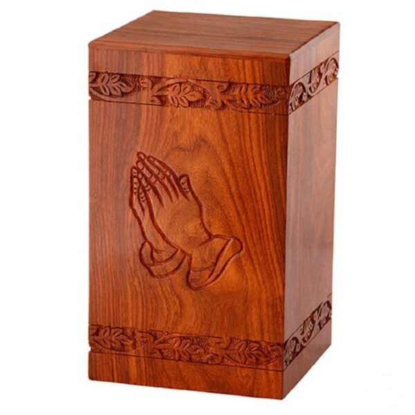 Wooden Urn Box for Human Ashes - Image 3