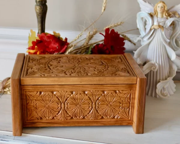 Wooden Urn Box