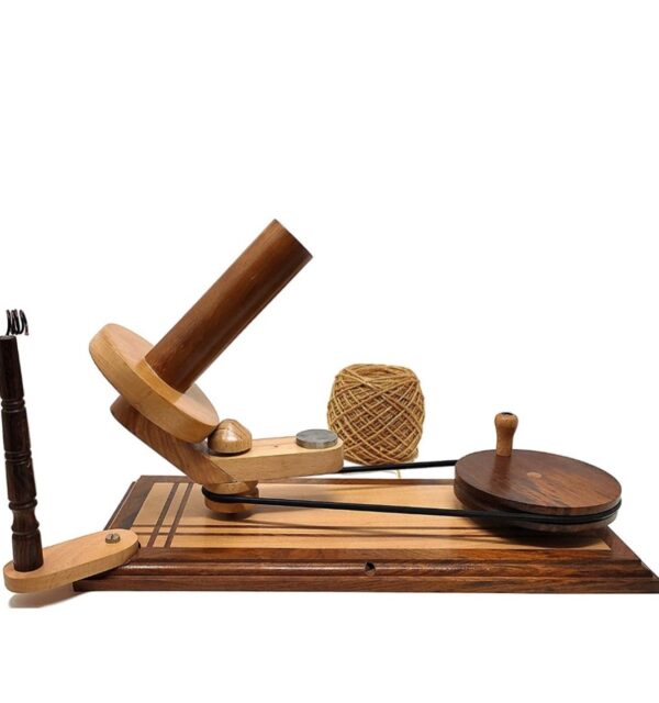 Wooden Yarn Winder for Knitting, Crocheting - Image 3